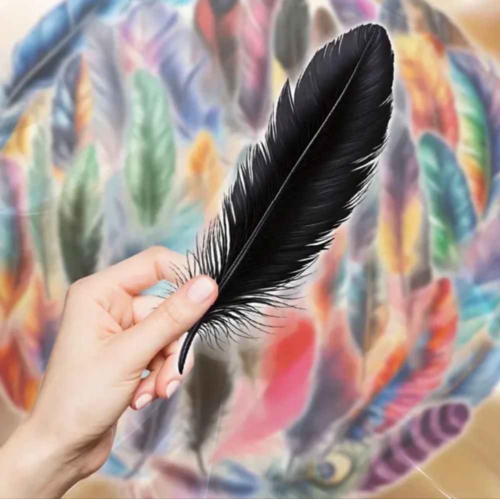 Colorful Feather Sticker‎ Set - Picture 5 of 7